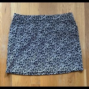 Cheetah print skirt